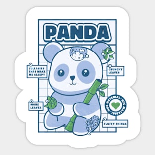 Anatomy of a Panda Sticker